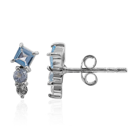 Topas-Silberohrringe