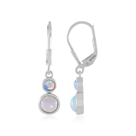 Pendientes en plata con Ópalo de Welo