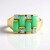 Bague en argent et Chrysoprase (KM by Juwelo)