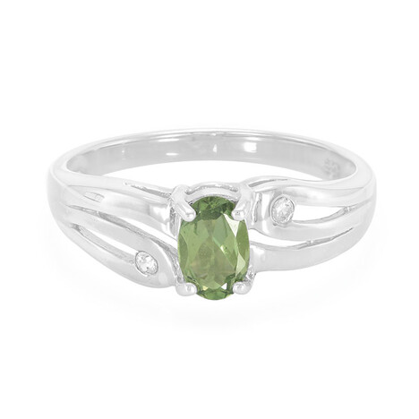 Anello in argento con Apatite Russa