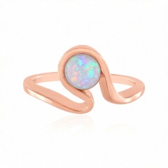 Anillo en plata con Ópalo de Welo (de Melo Essence)