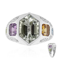 Anello in argento con Ametista Verde (Remy Rotenier)