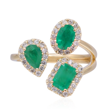 AAA-Sambia-Smaragd-Goldring (CIRARI)