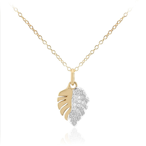 I3 (I) Diamant-Silberhalskette