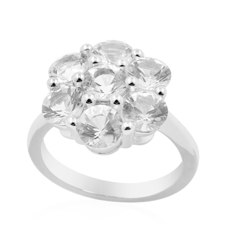 Anello in argento con Danburite