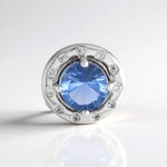 Pendentif en argent et Fluorite à couleur changeante