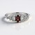 Anello in argento con Zircone Rosa
