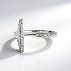 Anello in argento con Zircone (de Melo Essence)