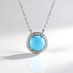 Collana in argento con Turchese Sleeping Beauty (Faszination Türkis)