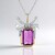 Ciondolo in argento con Fluorite Rosa (Gems en Vogue)