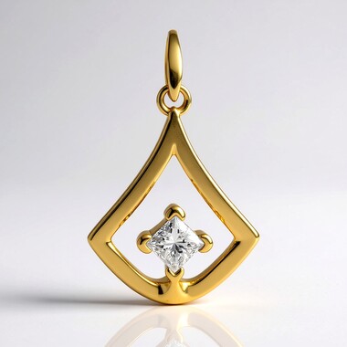 VVS1 (G) Diamant-Goldanhänger (Annette)