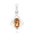 Tepetate Topaz Silver Pendant