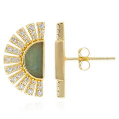 Boucles d'oreilles en argent et Amazonite