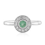 Anello in argento con Smeraldo Russo