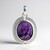 Ciondolo in argento con Charoite