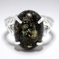Leoparden-Opal-Silberring