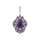Zilveren hanger met een Charoite (Desert Chic)