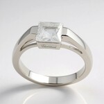 Anello in argento con Danburite
