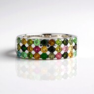 Bague en argent et Tourmaline