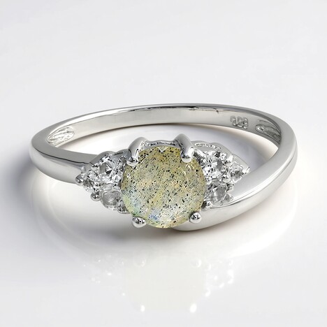 Anello in argento con Spectrolite