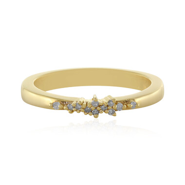 Anello in argento con Diamante I4 (J)