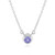 Collier en argent et Tanzanite (de Melo)