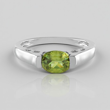 Anello in argento con Sfene