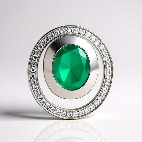 Ciondolo in argento con Agata (MONOSONO COLLECTION)