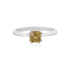 Anello in argento con Zircone Giallo