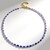 Collana in argento con Tanzanite