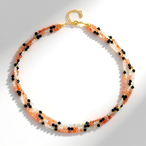 Collana in argento con Spinello Nero (Riya)