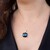 Collar en oro con Topacio azul de Londres (CIRARI)