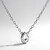 Collier en argent et Topaze blanche