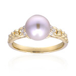 Anello in oro con Perla d'Acqua Dolce Rosa (CIRARI)