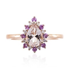Bague en or et Morganite AAA (CIRARI)