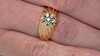 Anillo en plata con Aguamarina de Brasil