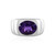 Sibirischer Amethyst-Silberring