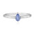 Ceylon Blue Sapphire Silver Ring