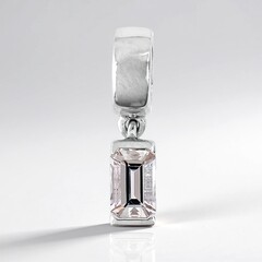 Ciondolo in argento con Topazio Rosa Ouro Preto