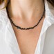 Collana in argento con Diamante Nero (Adela Silber)