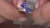 Gouden ring met AAA tanzanieten