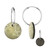 Pendientes en plata con Piedra preciosa (dagen)