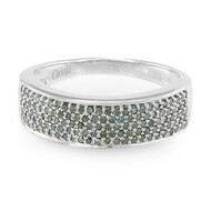 Fancy-Diamant-Silberring