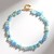 Collana in argento con Acquamarina Brasiliana (Riya)