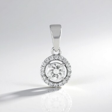 Pendentif en argent et Zircon