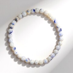 Armband met Blauwe kwartskristallen