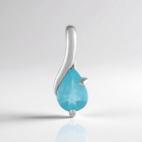 Ciondolo in argento con Apatite Blu
