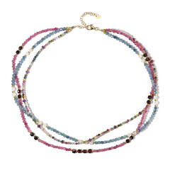 Collar en plata con Granate de Mozambique