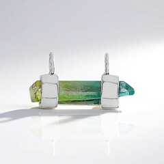 Ciondolo in argento con Quarzo Bicolore (MONOSONO COLLECTION)