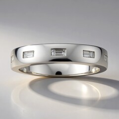 Anello in oro con Diamante IF (D) (Annette)